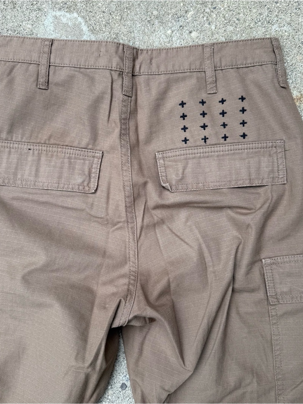 Ksubi Fugitive Dark Tan Cargo Pants Size 30